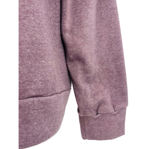 Free People Movement Cozy Purple Eggplant Casual Athleisurewear Pullover Hoodie - Picture 13 of 16